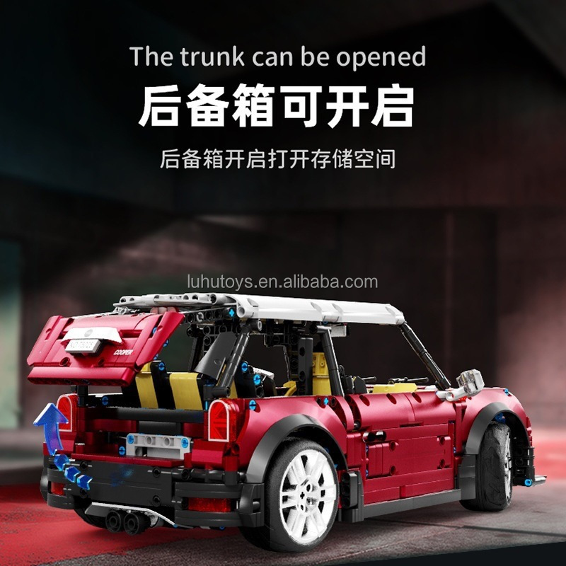 Luhu TGL T5025 technology mini sedan static version difficult building block assembly model holiday gift MOC