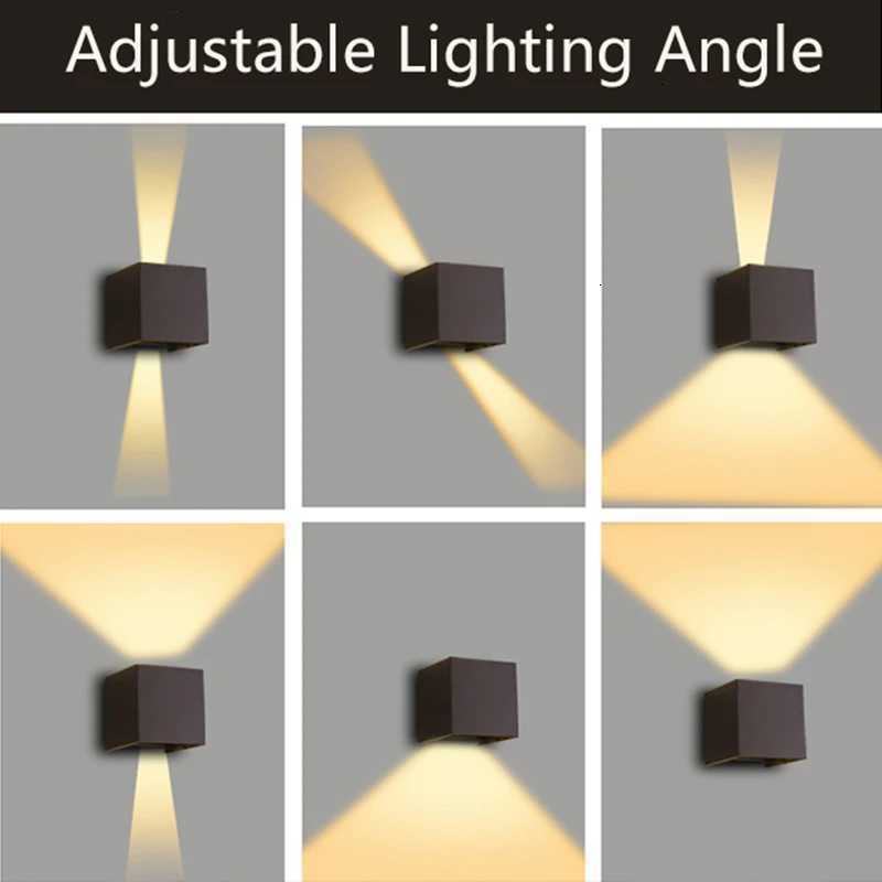 MARPOU Led Wall Lamp Waterproof IP65 9W Outdoor Indoor Lighting Wall Light For Garden Porch AC 90-260V Living room decoration M251126