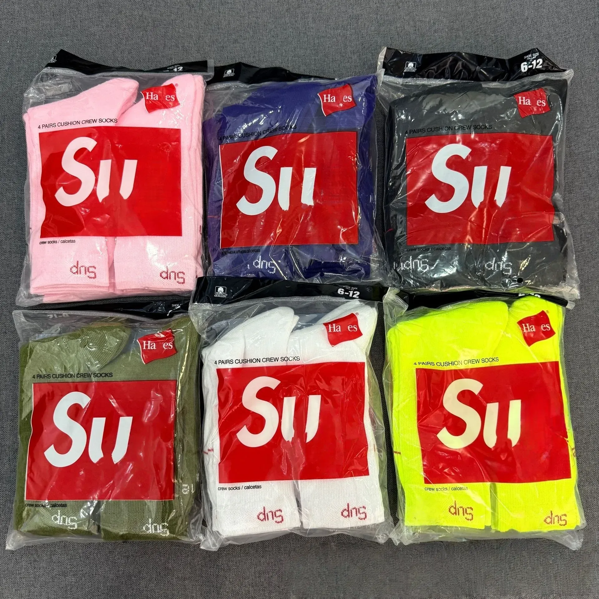 Men's Designer Sup Sport Socks Casual Breathable Y2k Letter Printed Stocking Fashion Versatile Fit Comfortable Socks Outdoor Sports