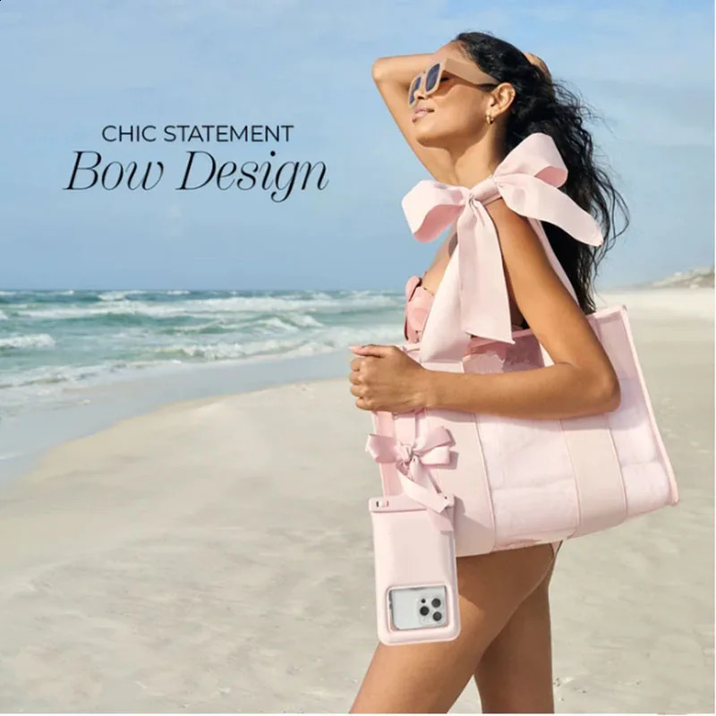 Large Capacity Women Handbag with Bowknet Bubble Soap Summer Tote Bag High Quality 0.6MM PVC Beach Tote Bag Waterproof 250423
