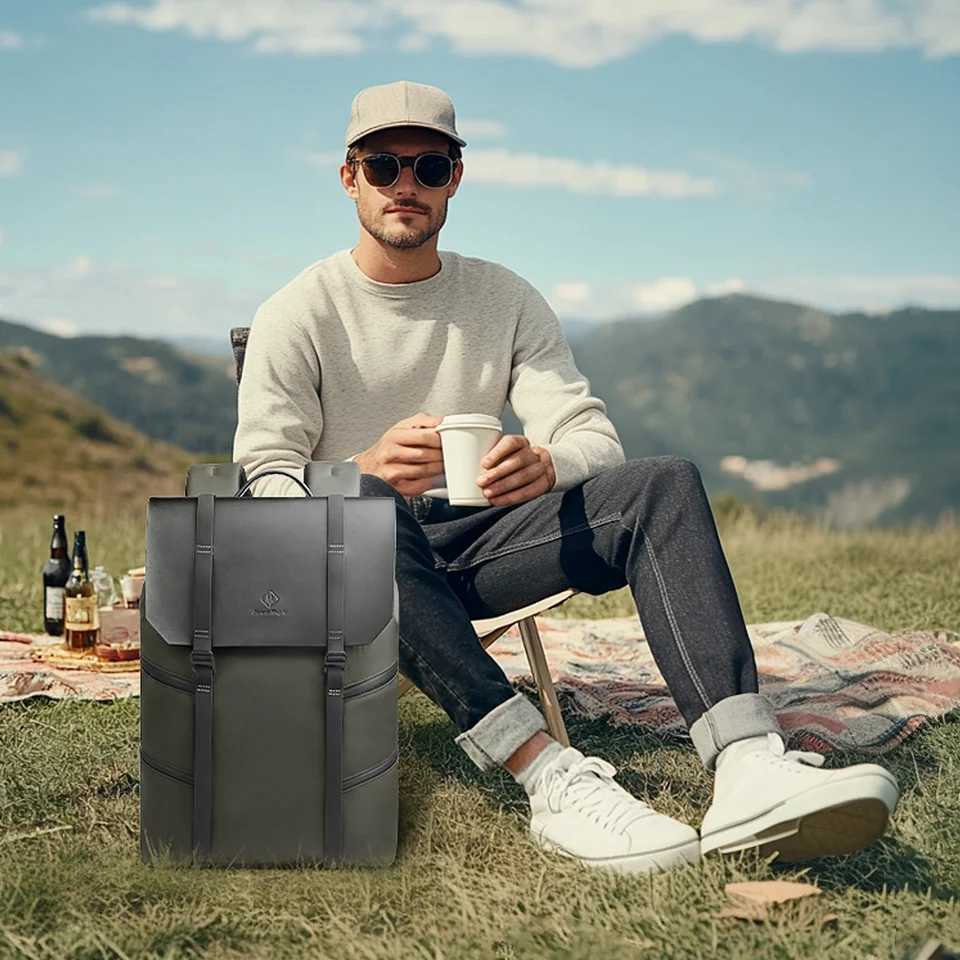 Heroic Knight 156 Casual Laptop Backpack Men Waterproof Large Capacity Travel Backpack Fashion Male Business Commuter Bag Pack K251126