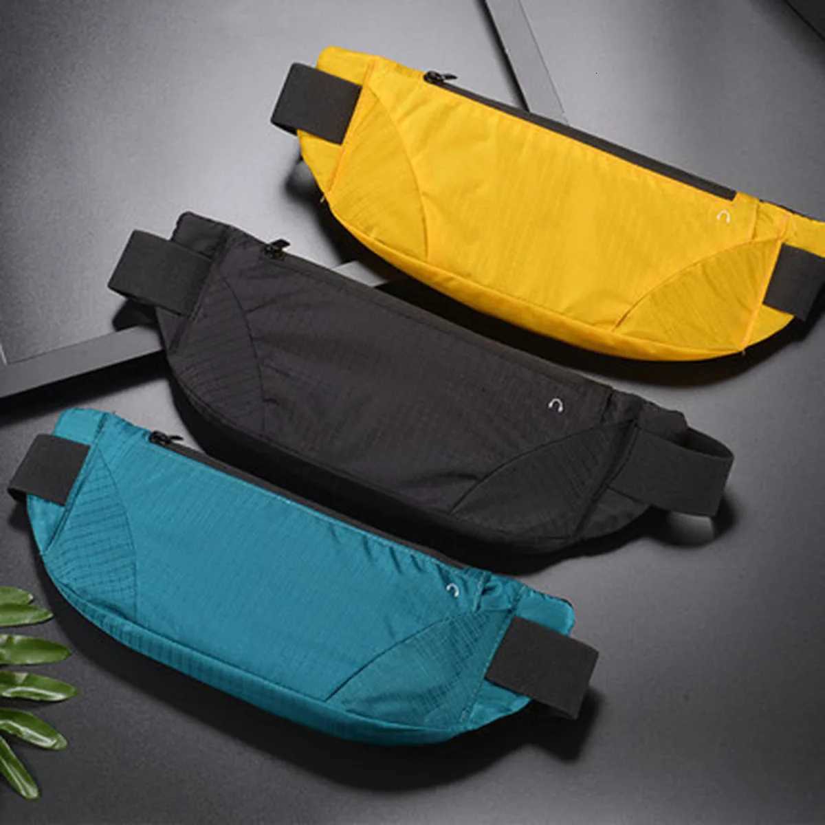Outdoor Sports Fanny Pack Running Fitness Phone Waist Bag Water-Resistant Close-Fitting Nylon Waist Pouch for Active UseT251126