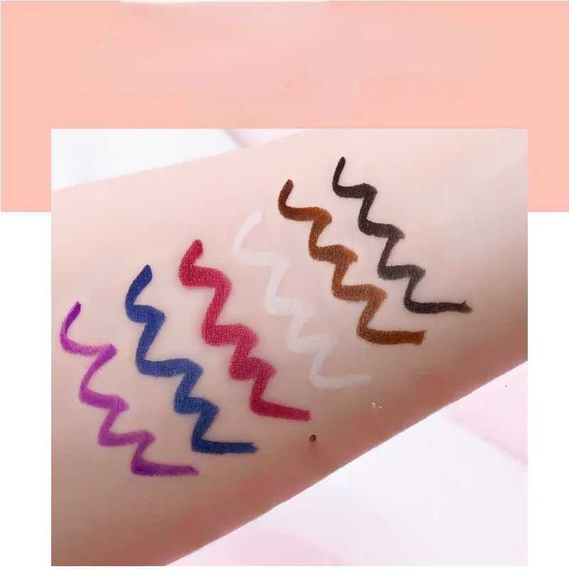 Matte Colored Eyeliner Liquid Pencil Blue Purple Party Eye Makeup Tools Waterproof Lasting Quick-drying No Blooming Eye LinerT251126