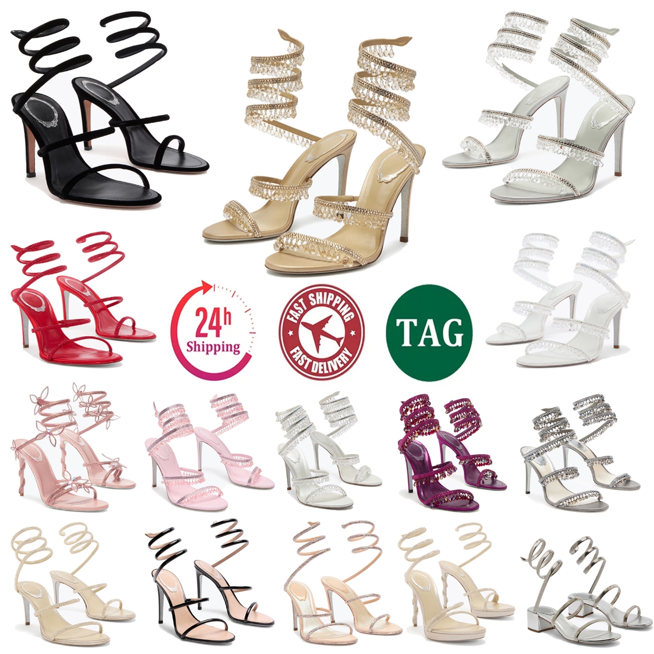 Womens Chandelier High Heels Designer Pump Rhinestone Sandals Crystal wedding evening dress Lady gift Stiletto heels Sliders slingback leather Beach Pumps shoes