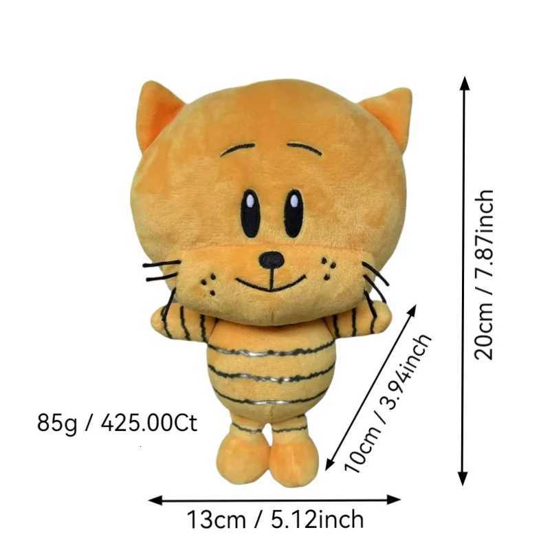 Cute Dog Man Plush Toys w Lil Petey Cat Plush Soft Stuffed s Toys Gifts For Children Kids Xmas Birthday C251202