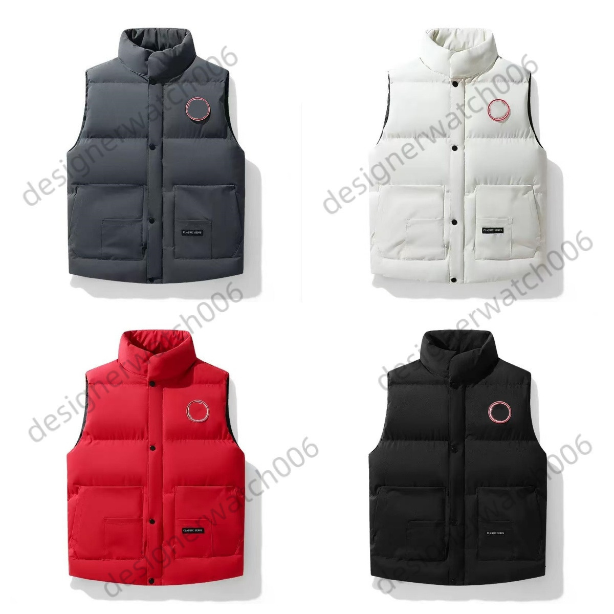 Canadas Jacket Goose Jacket Mens Designer Winter Warm Wolf Fur Hood Parka Pocket Windbreaker Luxury Goosecoats Down Coat Womens Vest Puffer Canadas Jacket 52b