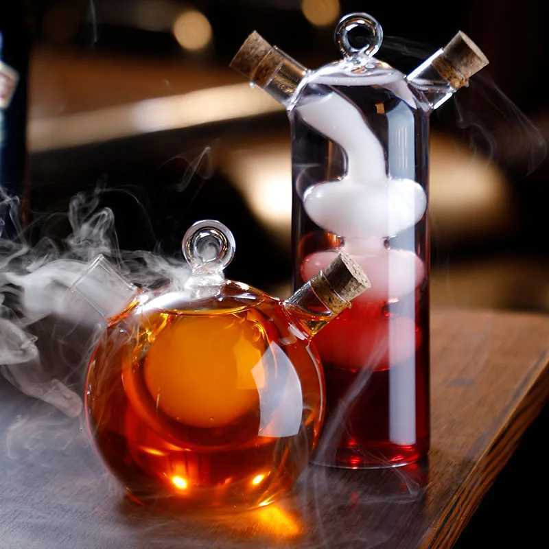 Creative Double Wine Glass Cup Beer Juice High Boron Martini Cocktail Glasses Perfect Gift for Bar Decoration Universal Cup C251126