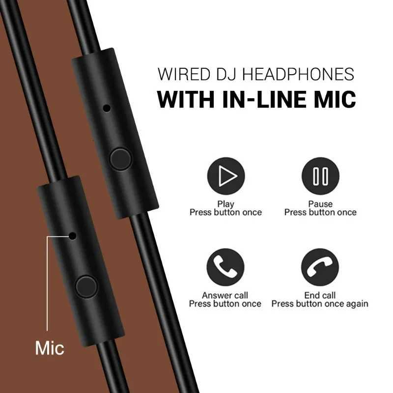 Oneodio Wired HiFi Headphones Professional Studio DJ Headphones With Mic Over Ear Hi-Res Headset Monitoring For AMP Guitar PhoneM251126 - view 7