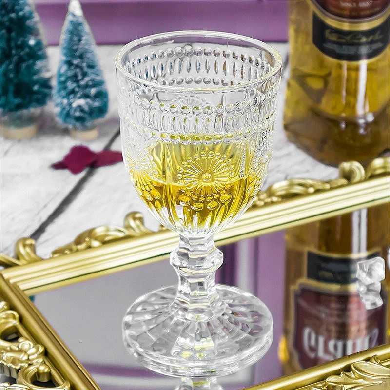 High End Wine Glasses Luxury Cocktail Glass Exquisite Transparent Red Wine Glass Elegant ic Brandy Cup Party Accessories C251126
