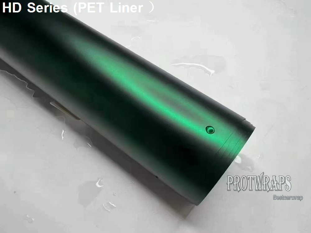 Premium PET HD Phantom Venom Green Satin Chrome Vinyl Wrap Sticker Whole Car Covering Film Foil Air Release 1.52*18m 5x59ft