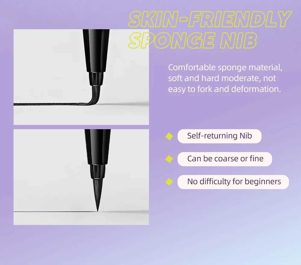 QIBEST Ultra-Thin Eyeliner Pencil Waterproof Long Lasting Smooth 12 Color Colorful Liquid Eyeliner High Makeup Pigment Eye LinerT251126
