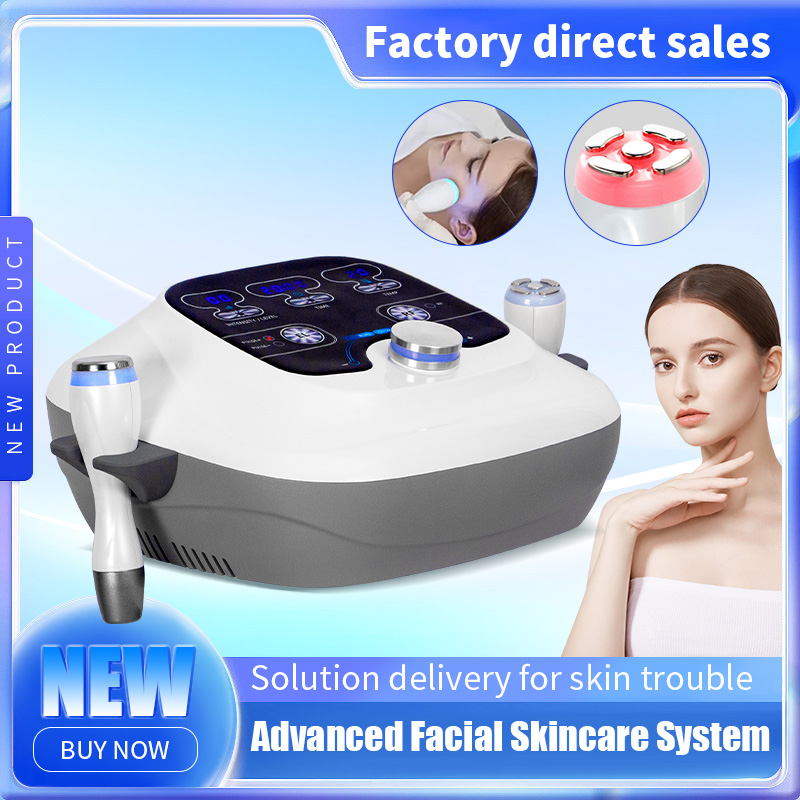 2 in 1 Cooling Treatment Calming Facial Electroporation Wrinkle Eyelines Removal Device Cryo Face Machine