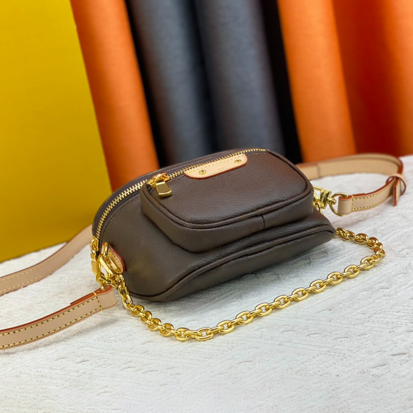 DHlanhai M82335 M82208 Mini bumbag belt chest s Womens tote handbag clutch Waist bag Mens fanny pack Designer Waistpacks crossbody Leather Hobo bum sh