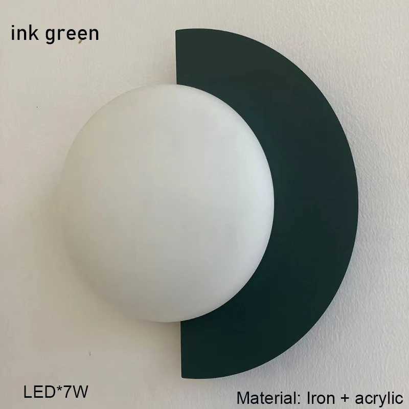 Modern Minimalist Rotoplastic Wall Lamp Bedroom Bedside Lamp Living Room Background Wall Lamp Corridor Balcony Stair Lamp M251126