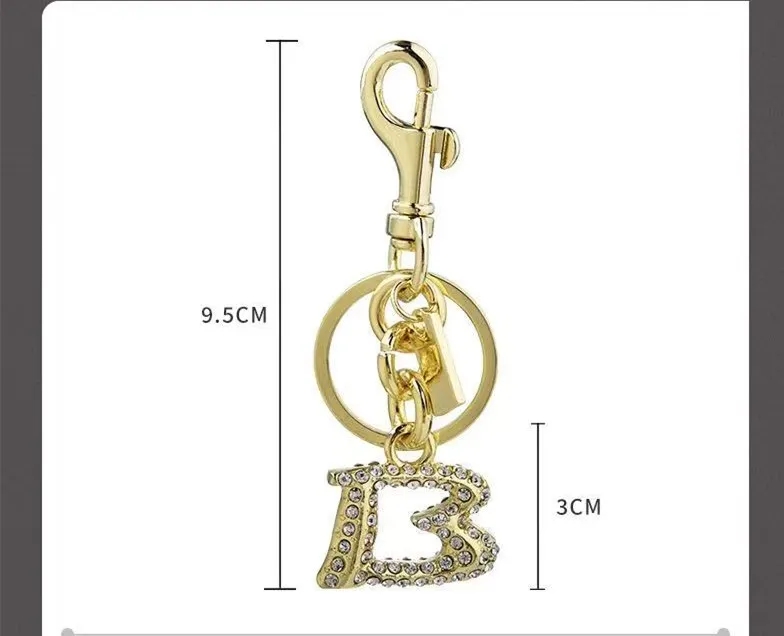 bag Letter Co ch Keychain alloy luxury Keychains Metal Holder Car Keyrings Key Chain Fashion Accessories cherry purse charm
