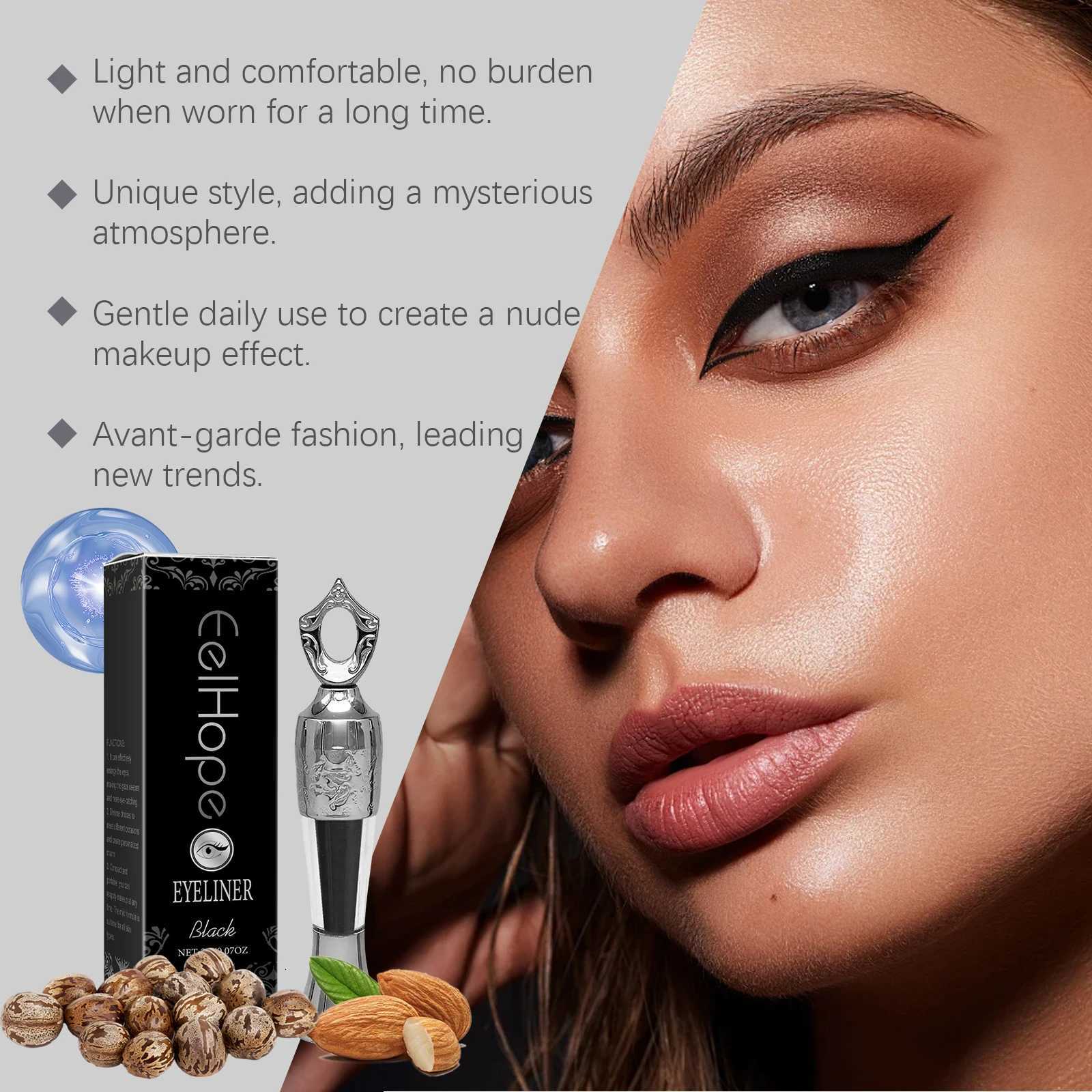 EELHOPE Waterproof Eyeliner Colours Lasting Sweatproof Quick Drying Smooth Black Liquid Eyeliner Natural Makeup Tools CosmeticsT251126
