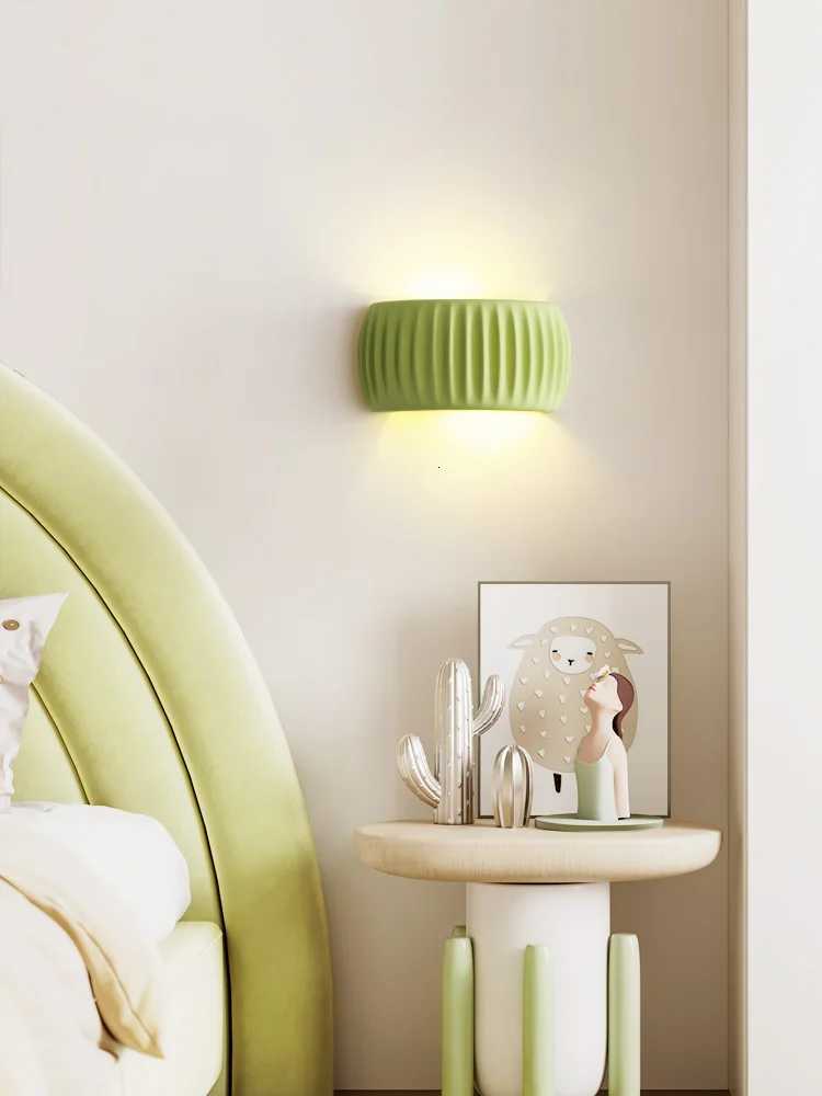 French European Wall Lamp Resin Bedroom Bedside Lamp Corridor Lamp Balcony Living Room Dining Room Simple Modern Wall Lamp M251126