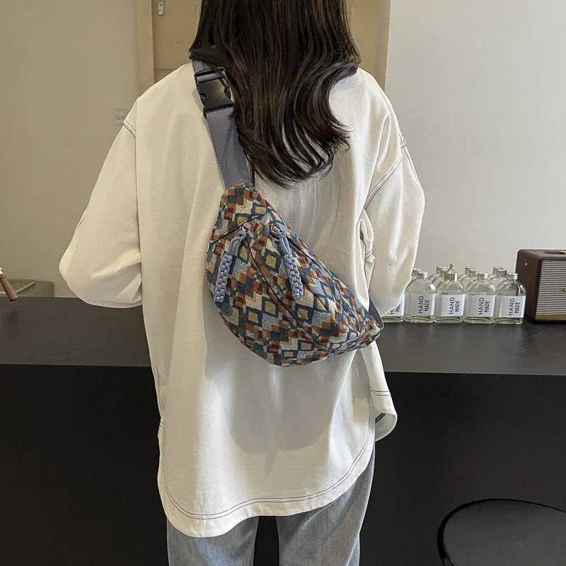 Bohemia Belt Waist Bags for Women Fashion Fanny Pack Female Banana Waist Pack Hip Purse Shoulder Crossbody Chest Bag PocketT251126