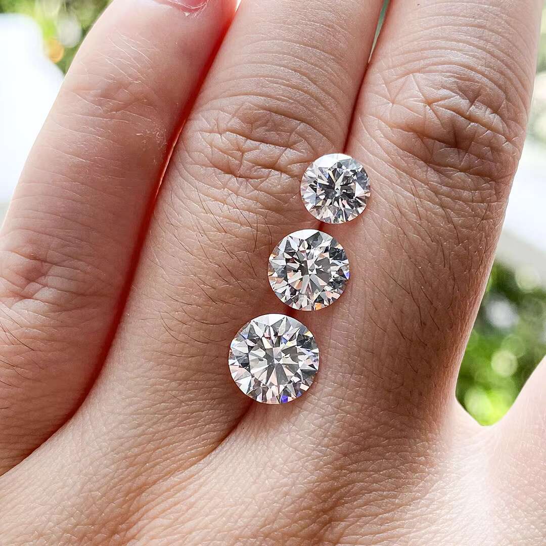 IGI Certified Lab Grown Loose Diamond Round Brilliant Cut Lab Created Diamond D VVS for Engagement Ring 1CT to 5.00 CT
