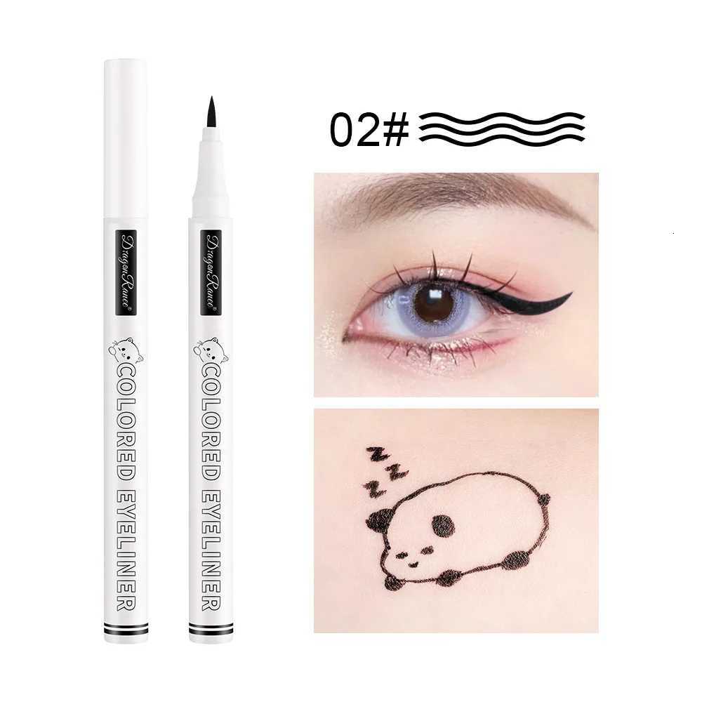 Dragon Ranee 10 Colors Slim and Long Lasting Liquid Pencil Silhouette Extremely Fine White Smudge-Free Eyeliner LiquidT251126