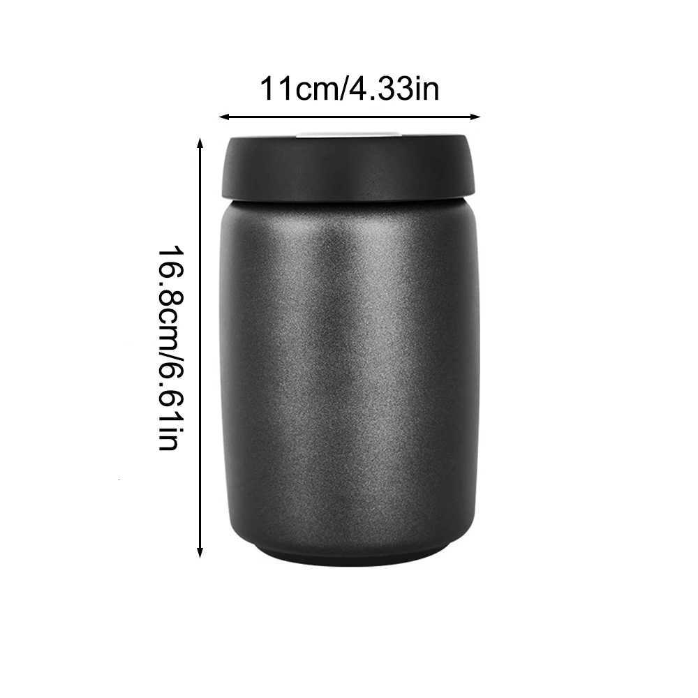Coffee Beans Vacuum Sealed Jug 304 Stainless Steel Food Keep Fresh Storage Container Kitchen 1200ml Coffee Vacuum Canister Y251126