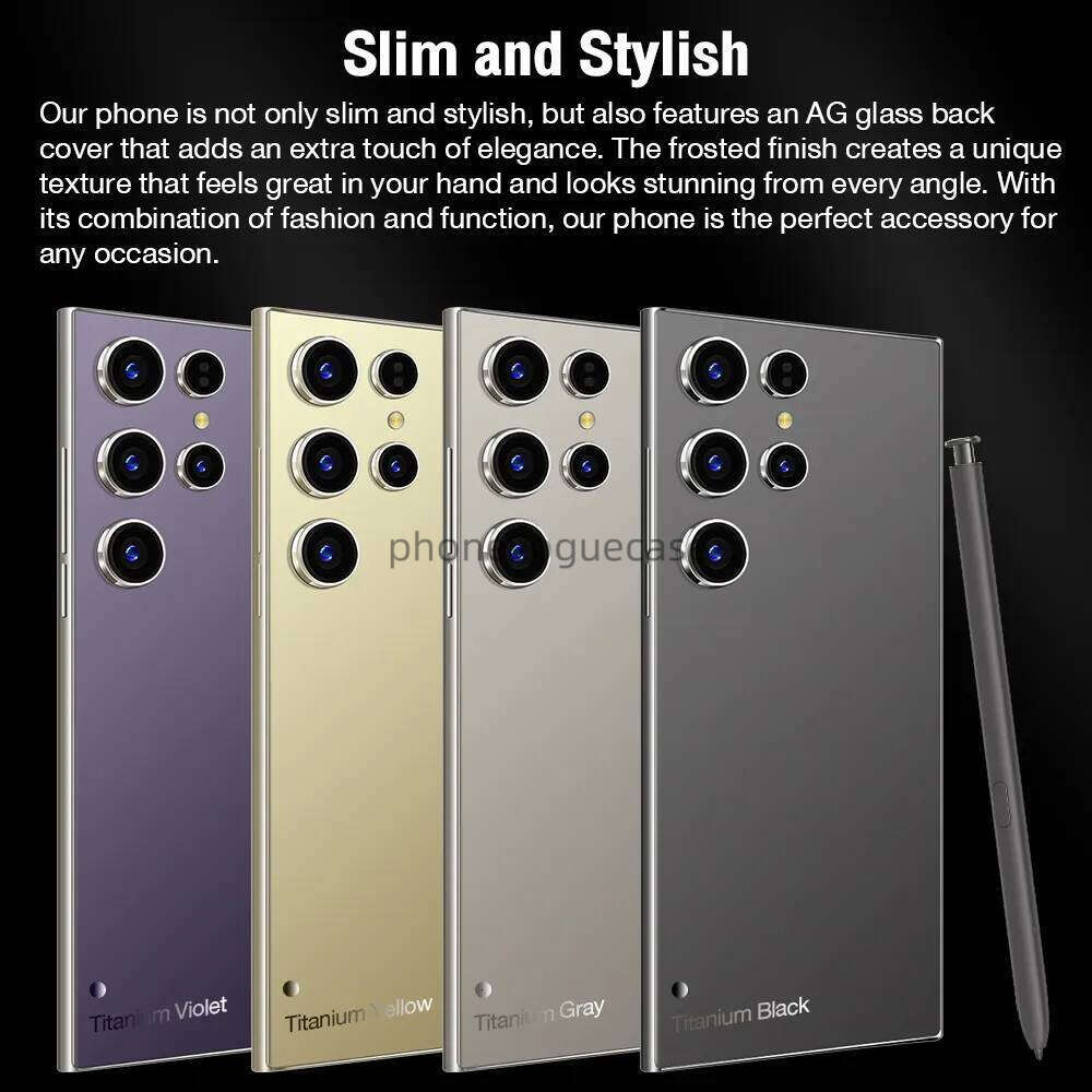 S24 Ultra Dual SIM 5G Phone 12Gb+512Gb 1Tb 7.3Hd+ Large Display 13Mp+50Mp Camera Android 13