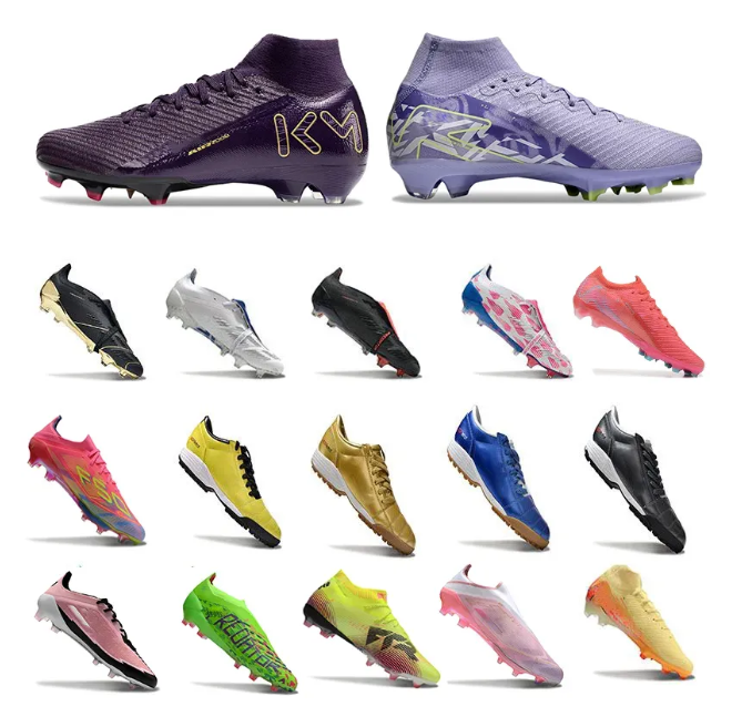 2025 Mbappes95 Mens Kids Shoes Cosmic Mercuri VAP0R 16 SuperfIy 10 X Elite United Soccer Cleats Dream Speed 009 Grand Purple Football Boots