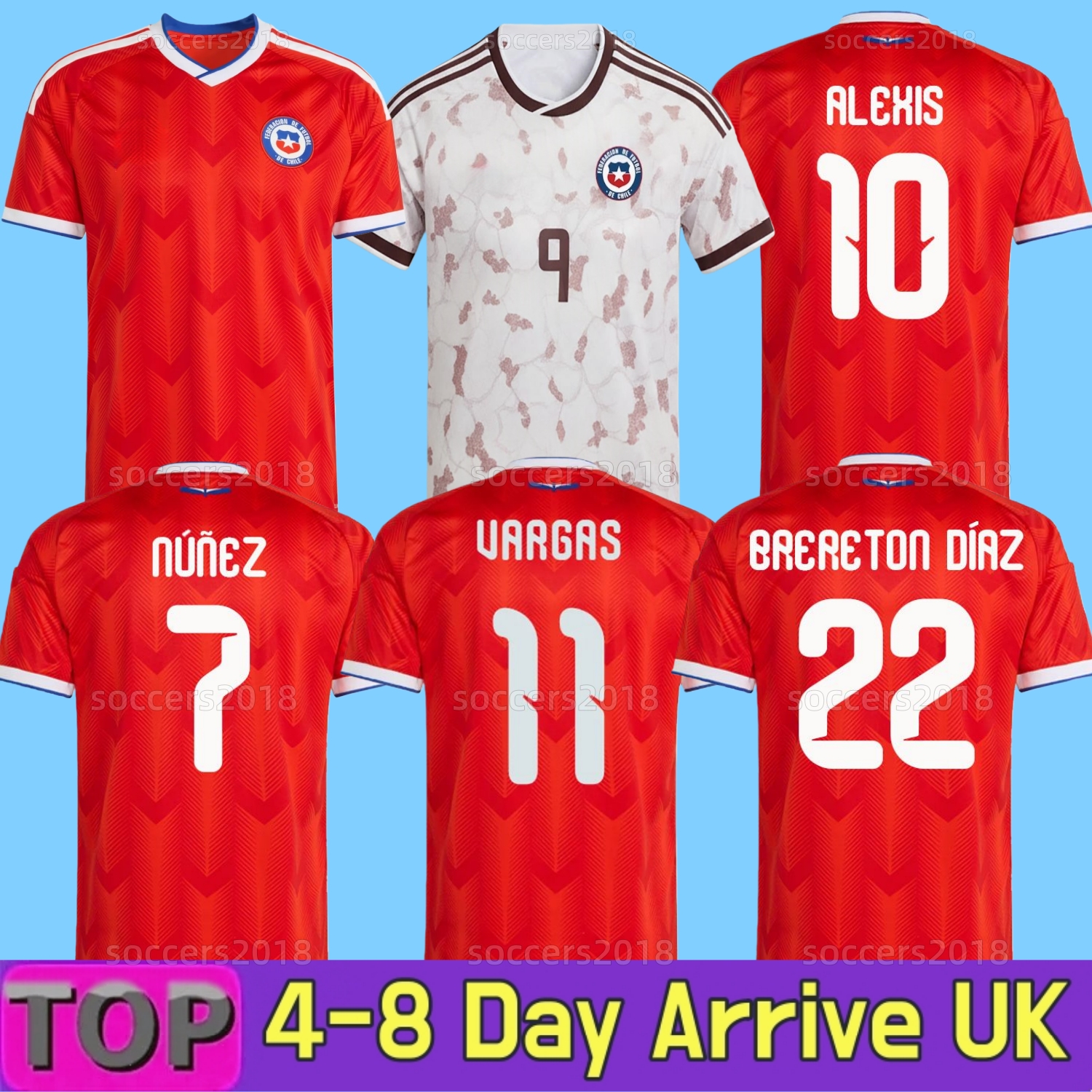 Chile 2026 World Cup Soccer Jerseys 26 27 chilean National Team home CH.ARANGUIZ Alexis BRERETON DIZA Vidal Vargas 2025 Fans version Football shirts men kids kit 16-2XL
