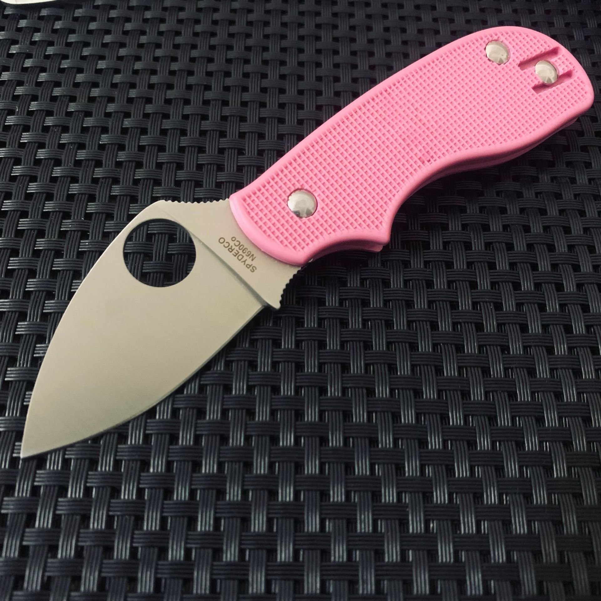 Portable EDC Mini Pocket Folding Knife Nylon Fiber Handle Tactical Hunting Tool Outdoor Hiking Defense Camping Knives