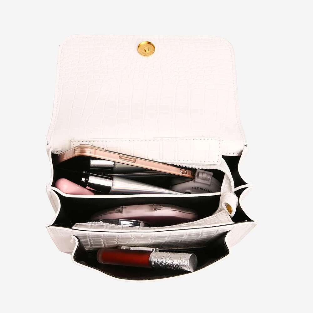 Chic Vintage Clutch Purse - Minimalist Evening Bag With Crystal Embellishments & Art Deco Lettering