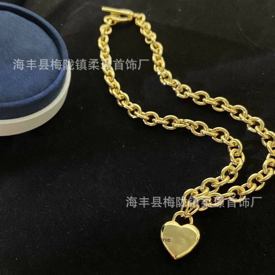 designer pendant necklaces luxury jewelry for men women gold silver woman necklace bracelet exquisite high version three dim tiffamy and co tiffanyx tiffanies ZO94