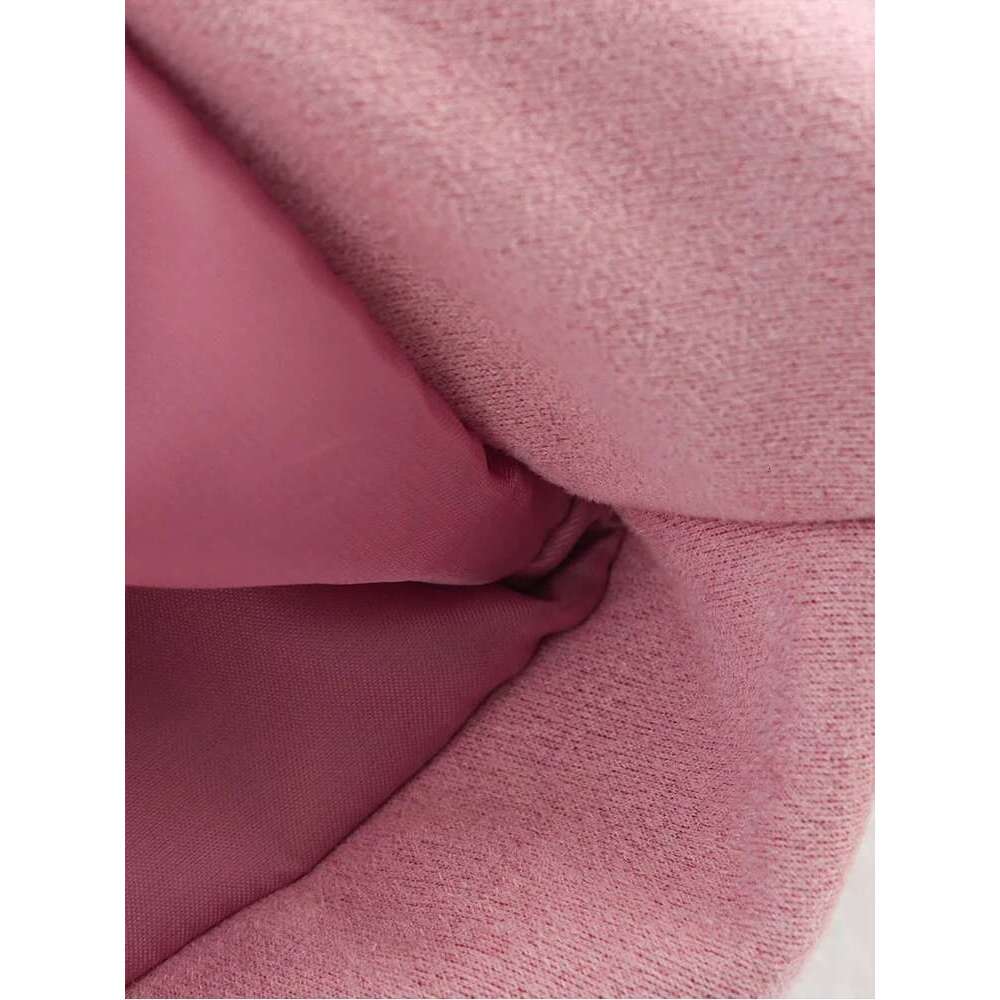 TFMLN Women Suede Jacket Spring New Fashion Long Sleeve Zipper Oversize Solid Bomber Coat Chic Lady 2025 Streetwear