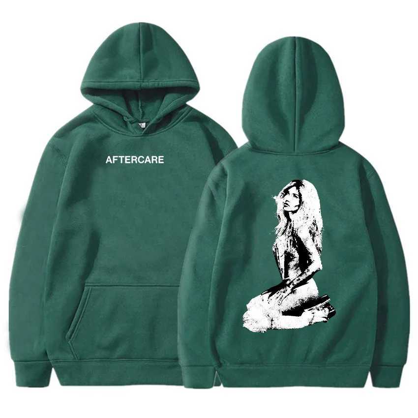 AFTERCARE like hoodie Nessa Barrett singer print sweatshirt Mens long-sLeeved streetwear hooded sweatshirt J251136