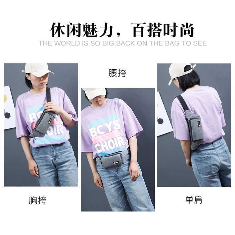 Waist Bag Pack Purse Casual Large Phone Belt Bag Pouch Womens Canvas Travel Phone Bag Fanny Outdoor Fashion Men Shoulder BeltT251126