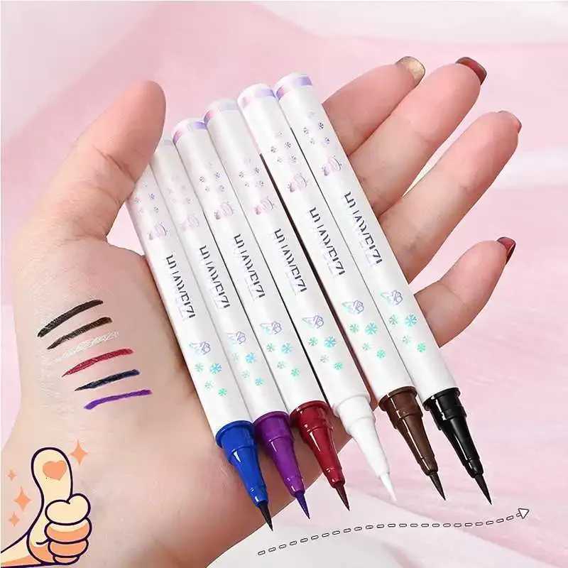 Matte Colored Eyeliner Liquid Pencil Blue Purple Party Eye Makeup Tools Waterproof Lasting Quick-drying No Blooming Eye LinerT251126