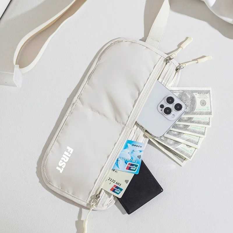 Multi-function foldable breathable sports and leisure canvas invisible close-fitting anti-theft waist bag for men and womenT251126