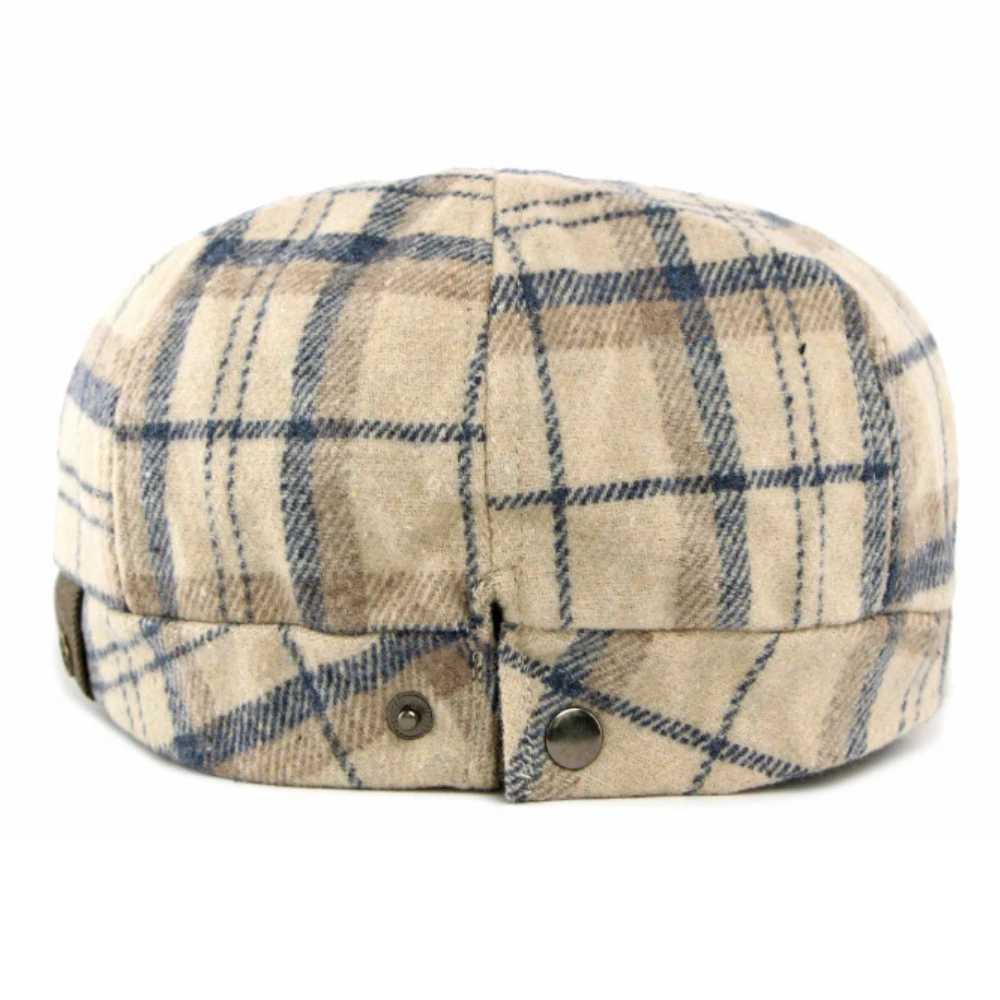 HT4970 Mens Berets Women Vintage Artist Painter Plaid Beret Hat Male Female Flat Cap New Autumn Winter Hat Octagonal Beret Caps J251125