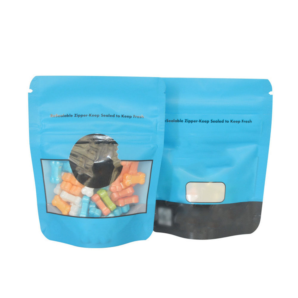 1g 3.5g 7g 28g Mylar Bag Zip Lock Bag Smell proof Packaging Bags Child-proof lock Stand UP bag Resealable Clear Window Zipper Pouch herb Cookies Grain
