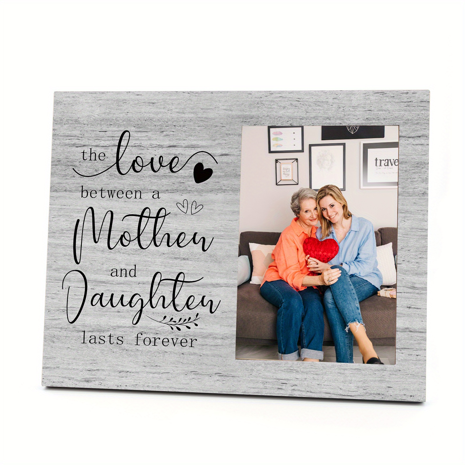 Cross border wooden photo frames Mother's Day Father's Day photo frames festival cultural desktop decorations