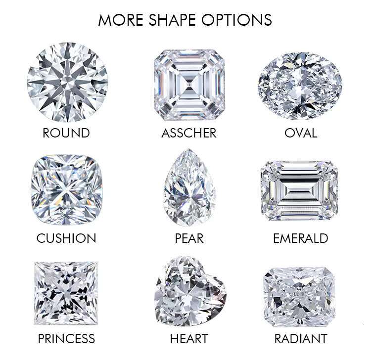 IGI GIA Certificate 0.5ct 1ct 1.5ct 2ct 3ct Wholesale Lab Created Diamond HPHT CVD Lab Grown Diamond