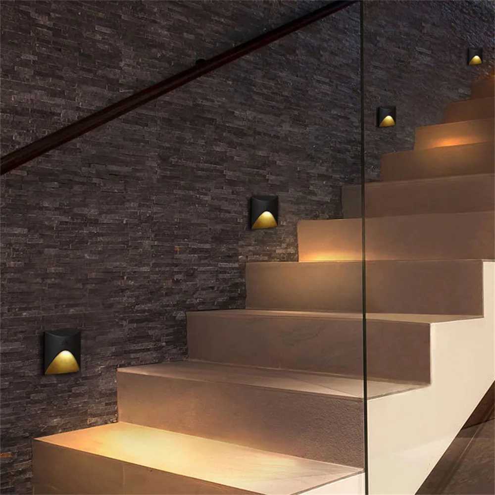 Outdoor Lighting Recessed Wall Lamp Waterproof IP65 3W Led Embedded StepStair Balcony Porch Aisle Yard Outside Night Light M251126