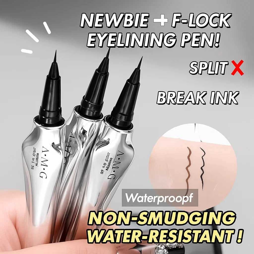 AMG Smooth Quick-Drying Eyeliner Pen Waterproof Smudge-Proof Long-Lasting Colorful Eyeliner PenT251126