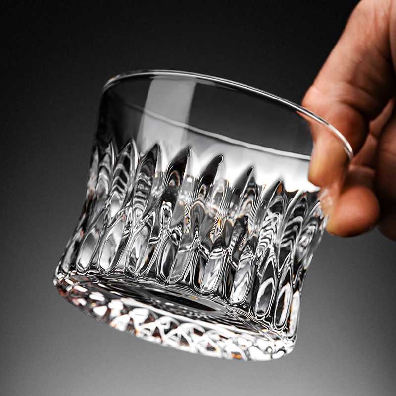 Glass whisky wine glass light luxury beer glass household wine glass Baijiu glass crystal glass foreign wine glass C251126