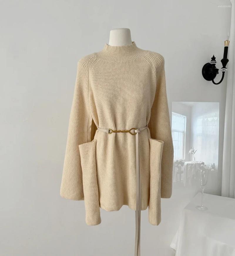 Maglioni Femminili 2025 Autumn/Inverno Elegante Elegante Elegante Elenco Di Fas…