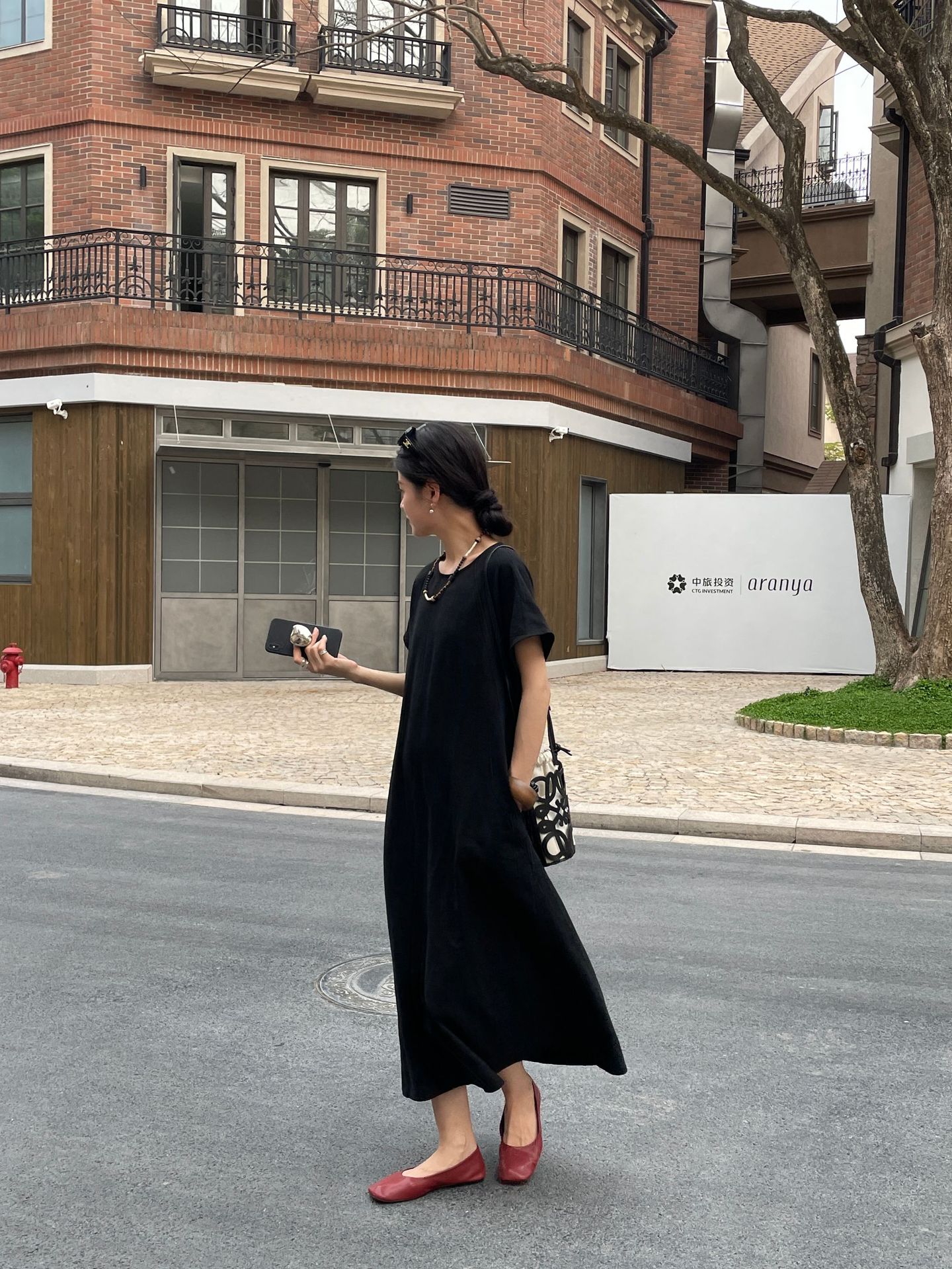 F6320 Top Korean summer simple sleeve dress large size loose cover meat pregnant mother students look thin