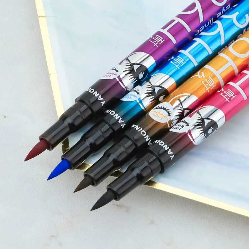 36H Waterproof Liquid Eyeliner Makeup Beauty Cosmetic Eye Liner Pencil Pen Portable Tools Accessories Brown/ Purple/ Black/ BlueT251126