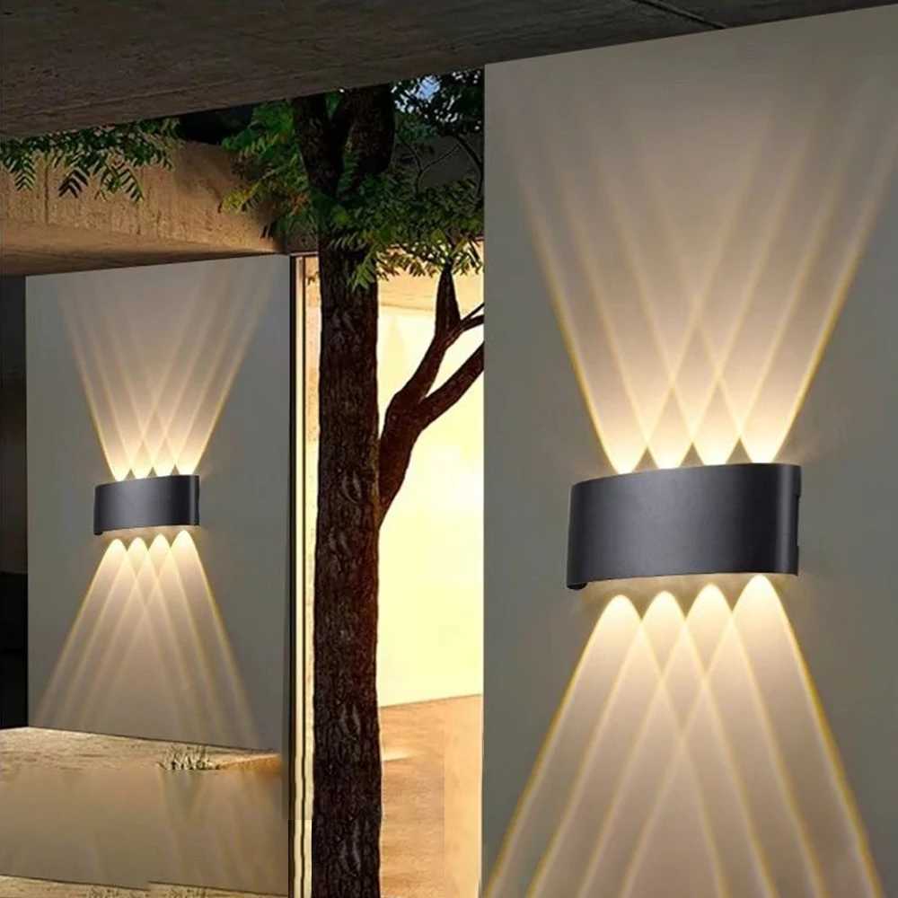 LED Wall Lamp Waterproof IP65 Garden Lighting A85-265V Interior Wall Light Indoor For Bedroom Stairs Fixture Outdoor Wall Lamps M251126