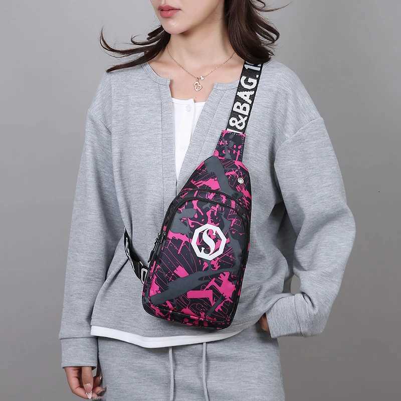 Trendy and Fashionable Unisex Chest Bag Versatile and Stylish Womens Waist Bag Large Capacity Chest Bag for Daily WearT251126