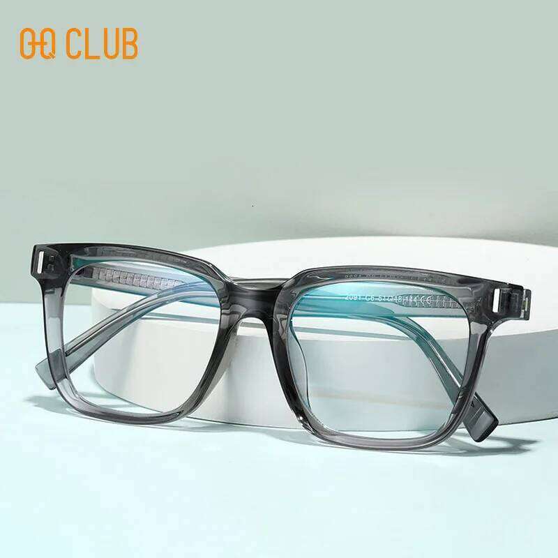 O-Q CLUB Anti Blue Light Glasses TR90 Koren Style Unisex Eyepieces Women's Transparent Lunette Glases Men Computer Lenses Lens