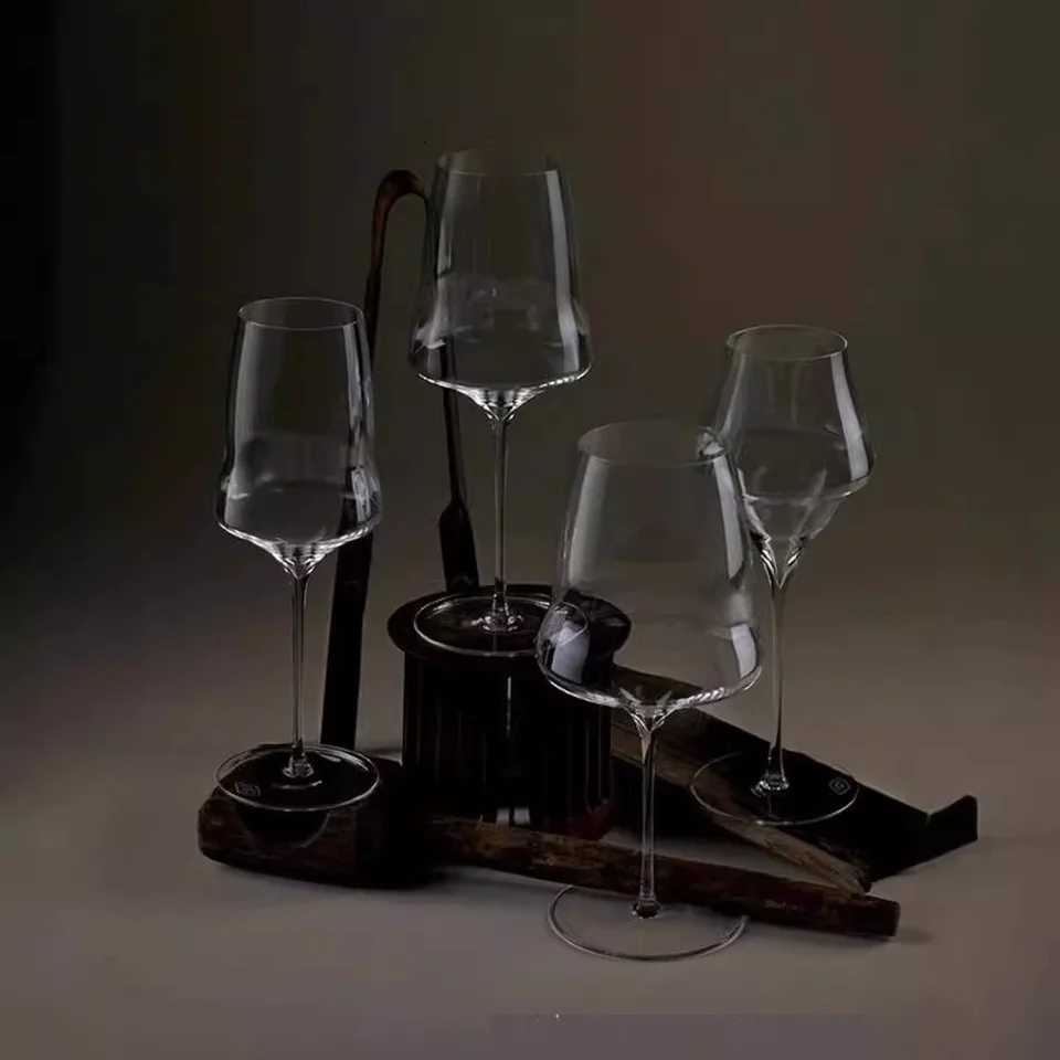 Cloud Design Ultra-thin Bordeaux Red Wine Glass Crystal Thin Stem Burgundy Goblet Light Luxury Wedding Party Champagne Flute Cup C251126